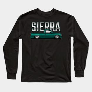 The Sierra Pickup Truck (Emerald Green) Long Sleeve T-Shirt